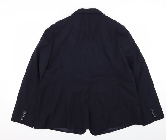 Preworn Mens Blue Jacket Blazer Size 42