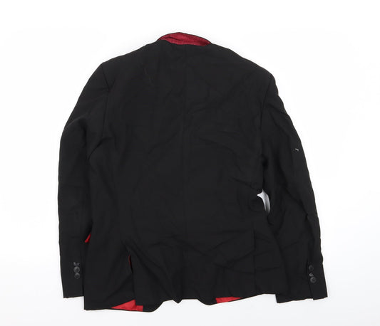 limited collection Mens Black Jacket Blazer Size 38