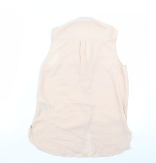 New Look Womens Pink Basic Blouse Size 6