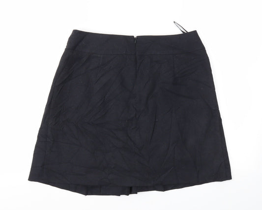 M&S Womens Blue Flare Skirt Size 10