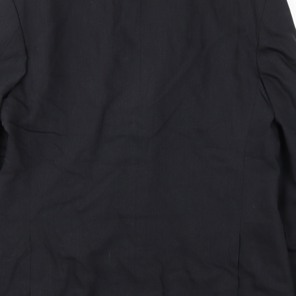 M&S Mens Black Jacket Blazer Size 42