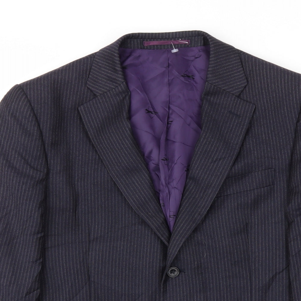Paul Costelloe Mens Blue Jacket Blazer Size 40