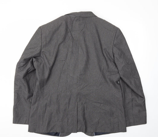 T&W Mens Grey Jacket Blazer Size 46