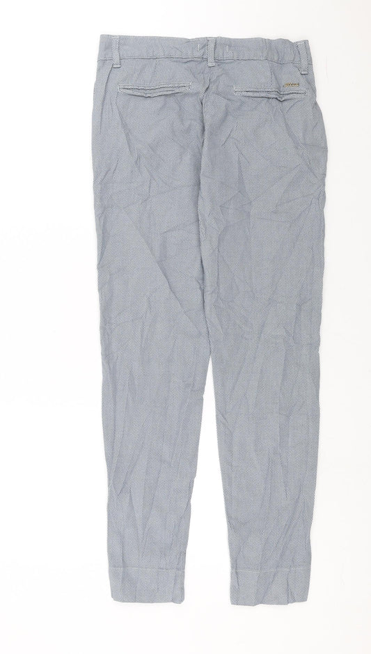Klixs Jeans Womens Blue Geometric Trousers Size 26 in L26 in