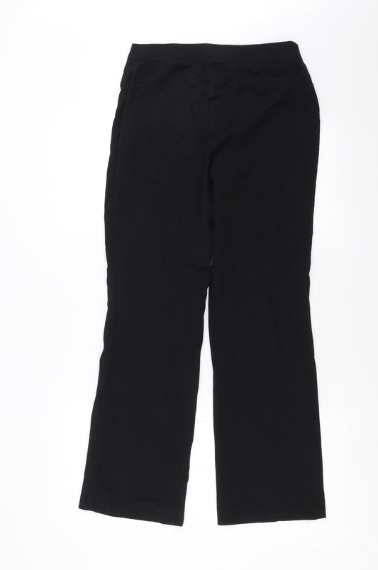 Marks and Spencer Womens Black Trousers Size 8 L30 in