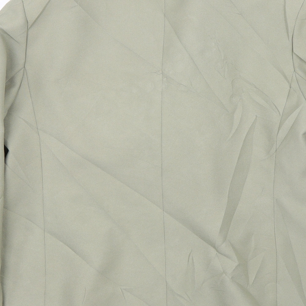 StMichael Womens Green Jacket Suit Jacket Size 16