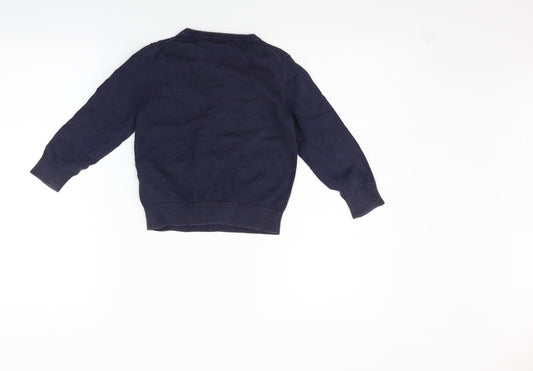 Gap Boys Blue Pullover Jumper Size 6 Years