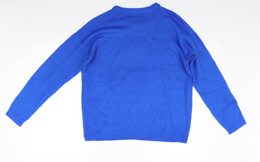 Pole Nord Womens Blue Pullover Jumper Size S - PENGUIN