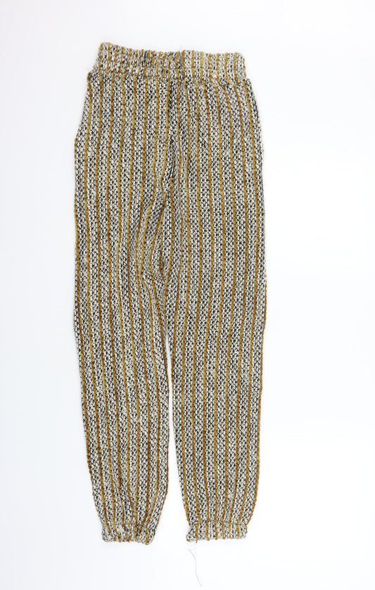 Dorothy Perkins Womens Yellow Trousers Size 10 L26 in