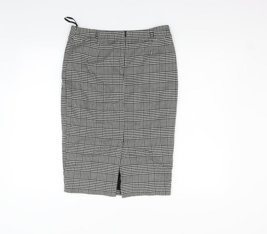 Papaya Womens Grey Check Flare Skirt Size 10