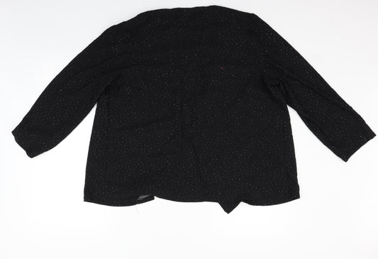 OPUS Womens Black Cardigan Jumper Size M