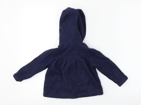 bows & arrows Girls Blue Jacket Coat Size 2 Years