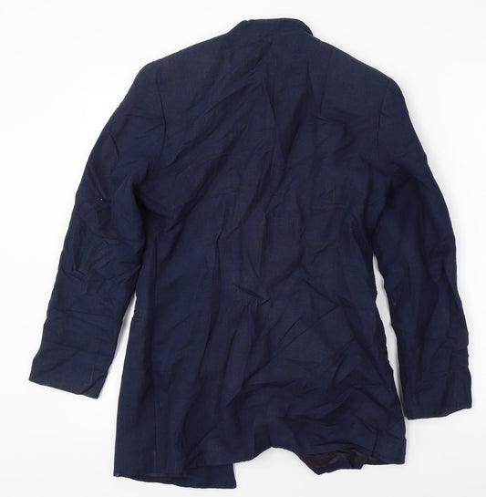 Casual Corner Womens Blue Jacket Coat Size 4