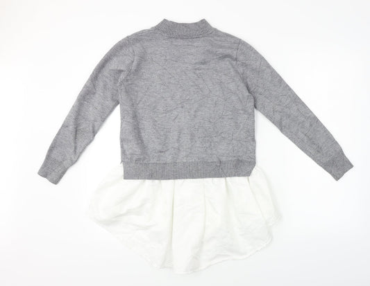LUZABELLE Womens Grey Pullover Jumper One Size