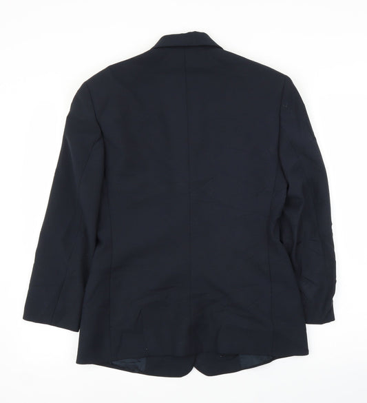 Benneton Womens Black Jacket Blazer Size 12