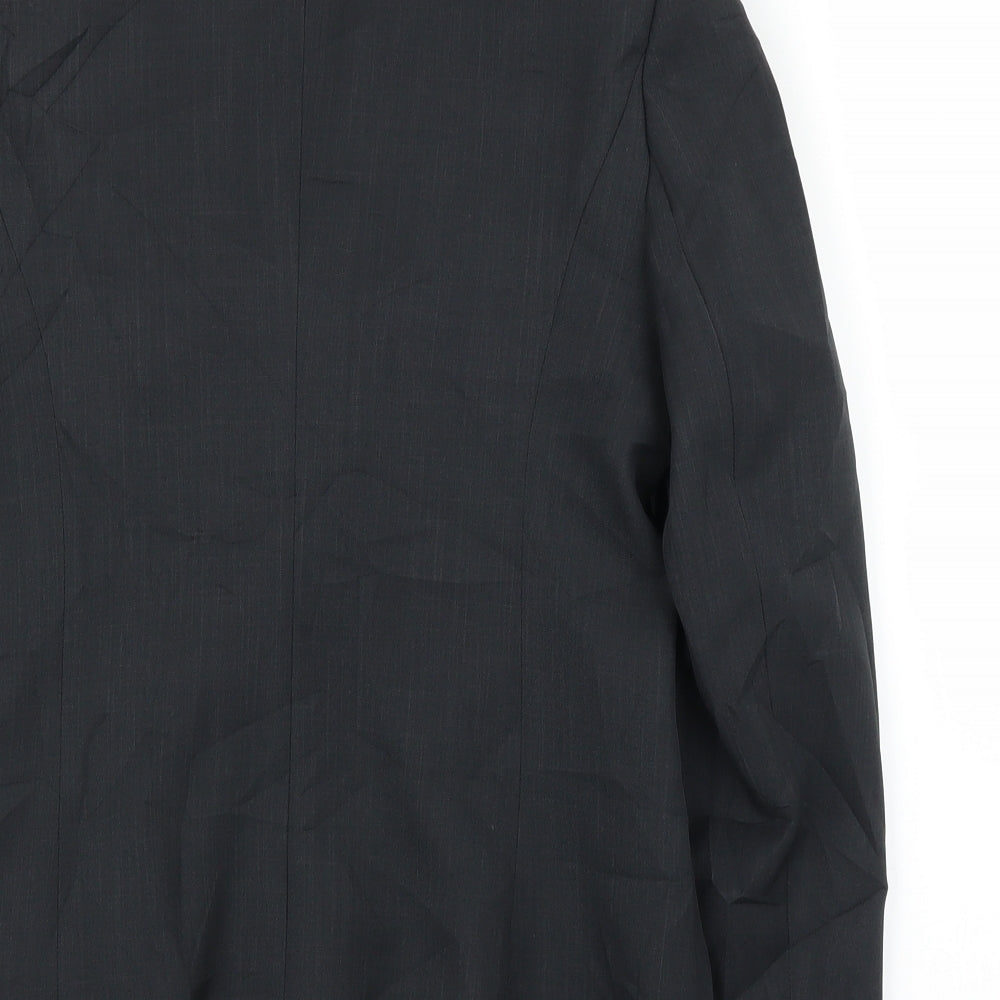 Brand and care label for Papaya women’s grey jacket blazer, size UK 10