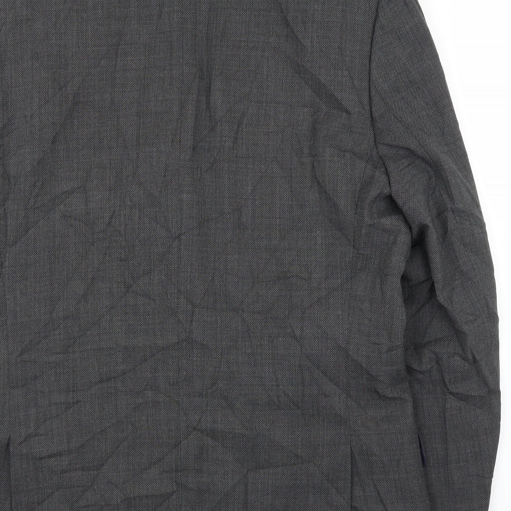 M&S Mens Grey Jacket Suit Jacket Size 42