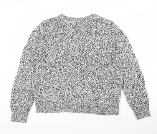 H&M Womens Grey Pullover Jumper Size M