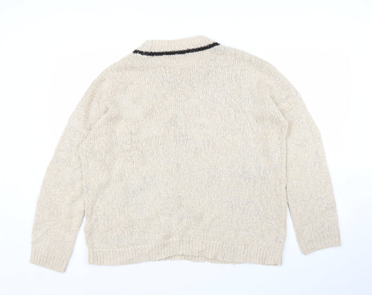 Limited Edition Womens Beige Pullover Jumper Size 14