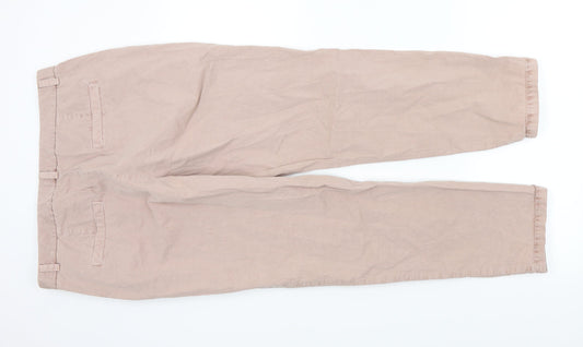 M&S Mens Pink Trousers Size 16 L27 in