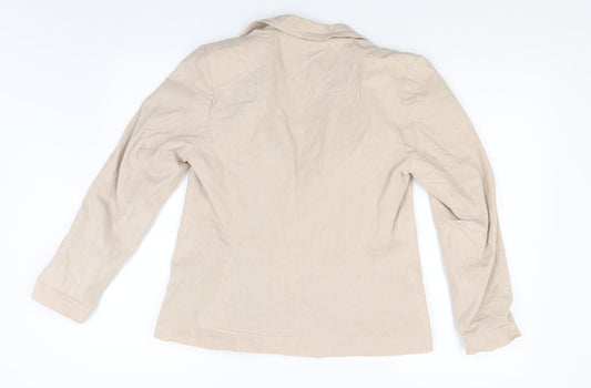 Simply stock Womens Beige Jacket Size 12