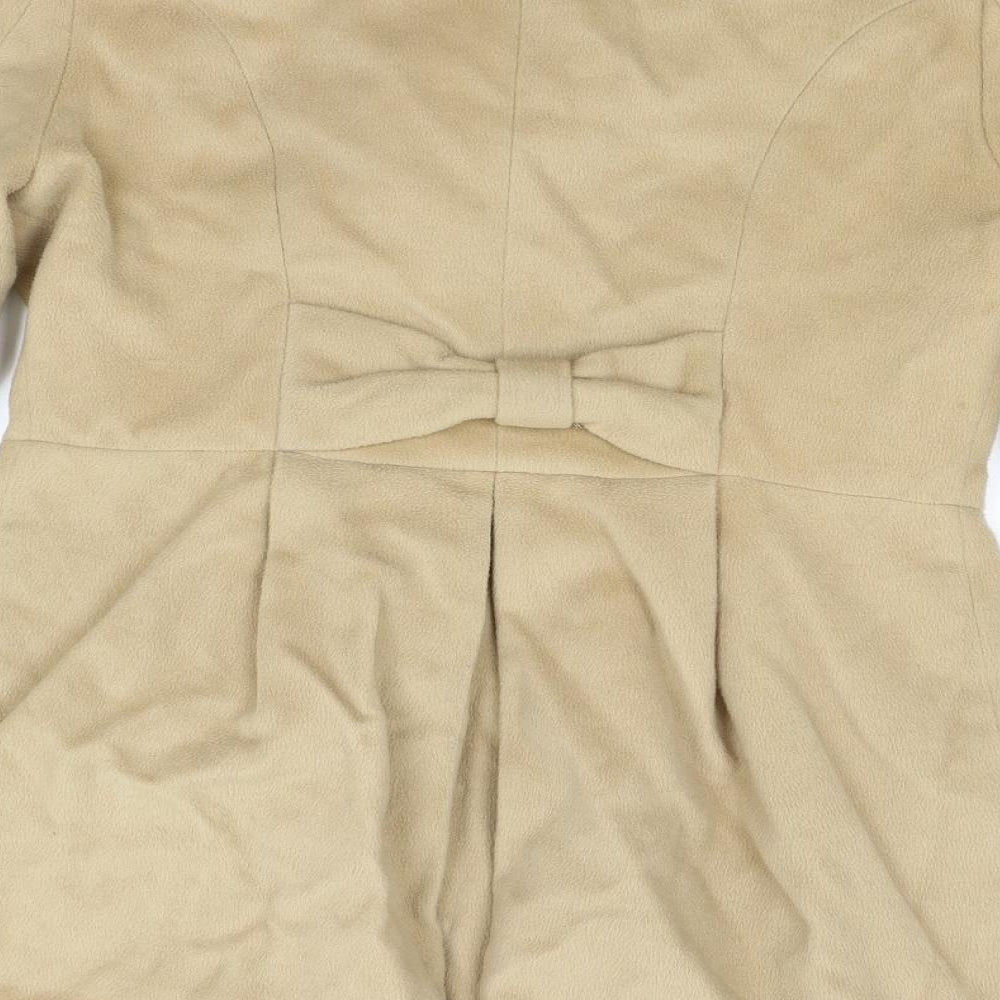 Forever21 Womens Beige Overcoat Coat Size M
