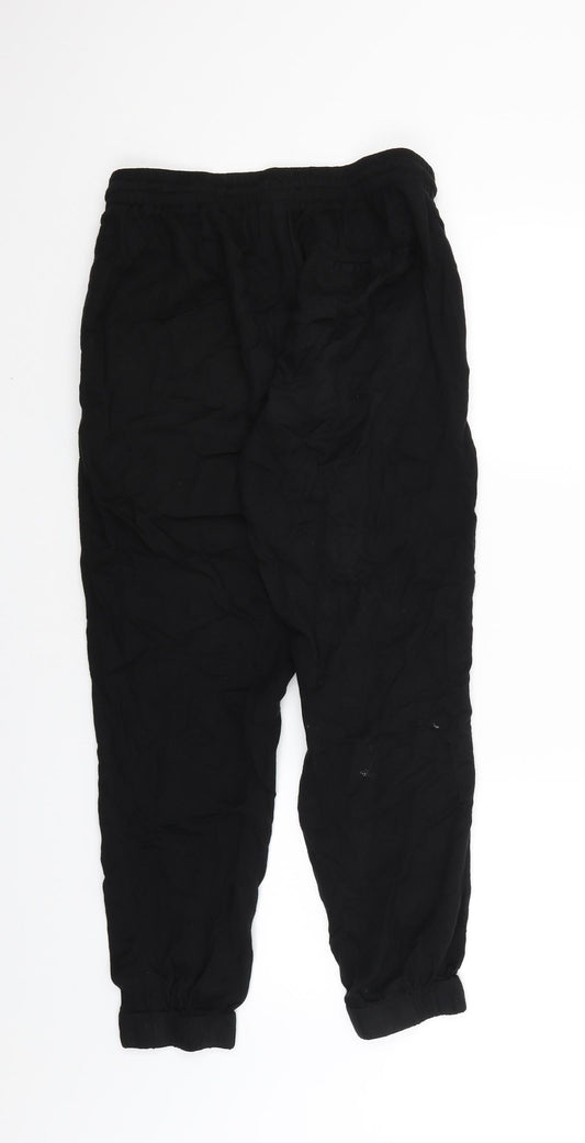Padini Authentics Womens Black Jogger Trousers Size 6 L25 in