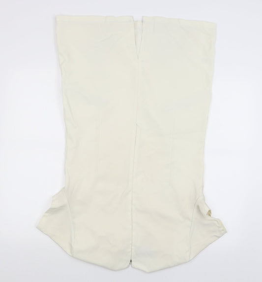 Salonwear Womens Ivory A-Line Size 10