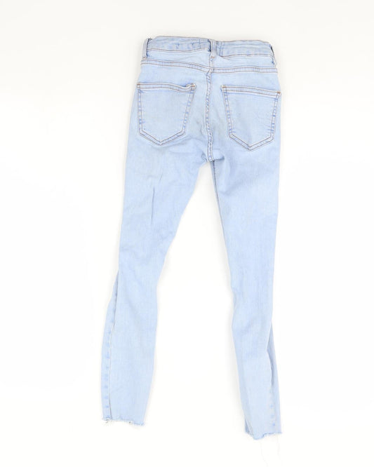 New Look Girls Blue Skinny Jeans Size 9 Years