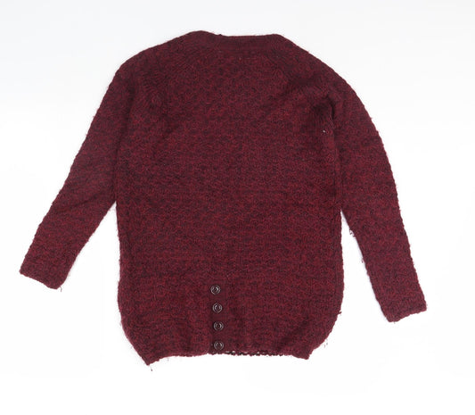 New Look Womens Purple Pullover Jumper Size S