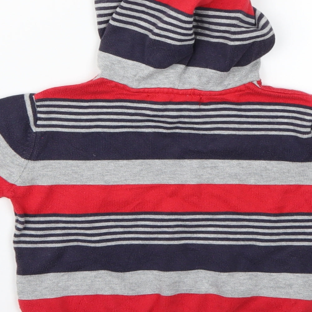 George Baby Blue Striped Pullover Jumper Size 12-18 Months