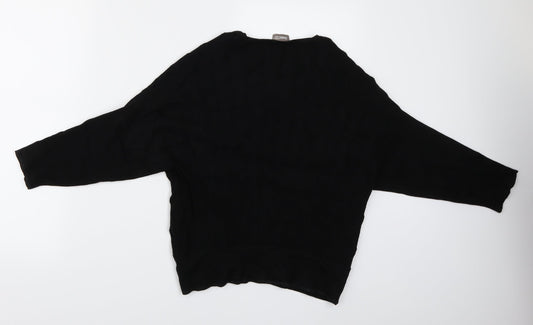 Gelco Womens Black Basic Blouse Size 12