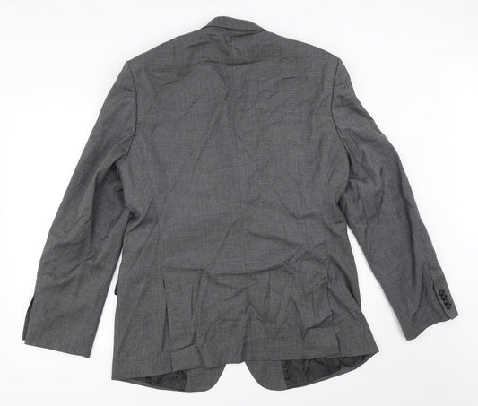F&F Mens Grey Jacket Blazer Size 42