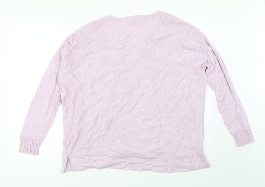 Country Casuals Womens Purple Pullover Jumper Size M