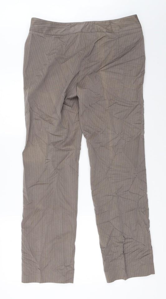 Wardrobe Womens Brown Trousers Size 14 L30 in
