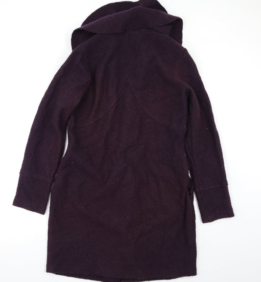 Edina Ronay Womens Purple Overcoat Blazer Size M
