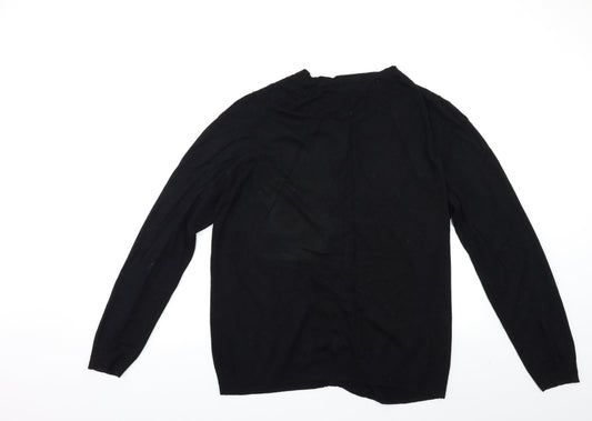 Original Womens Black Cardigan Jumper Size XL