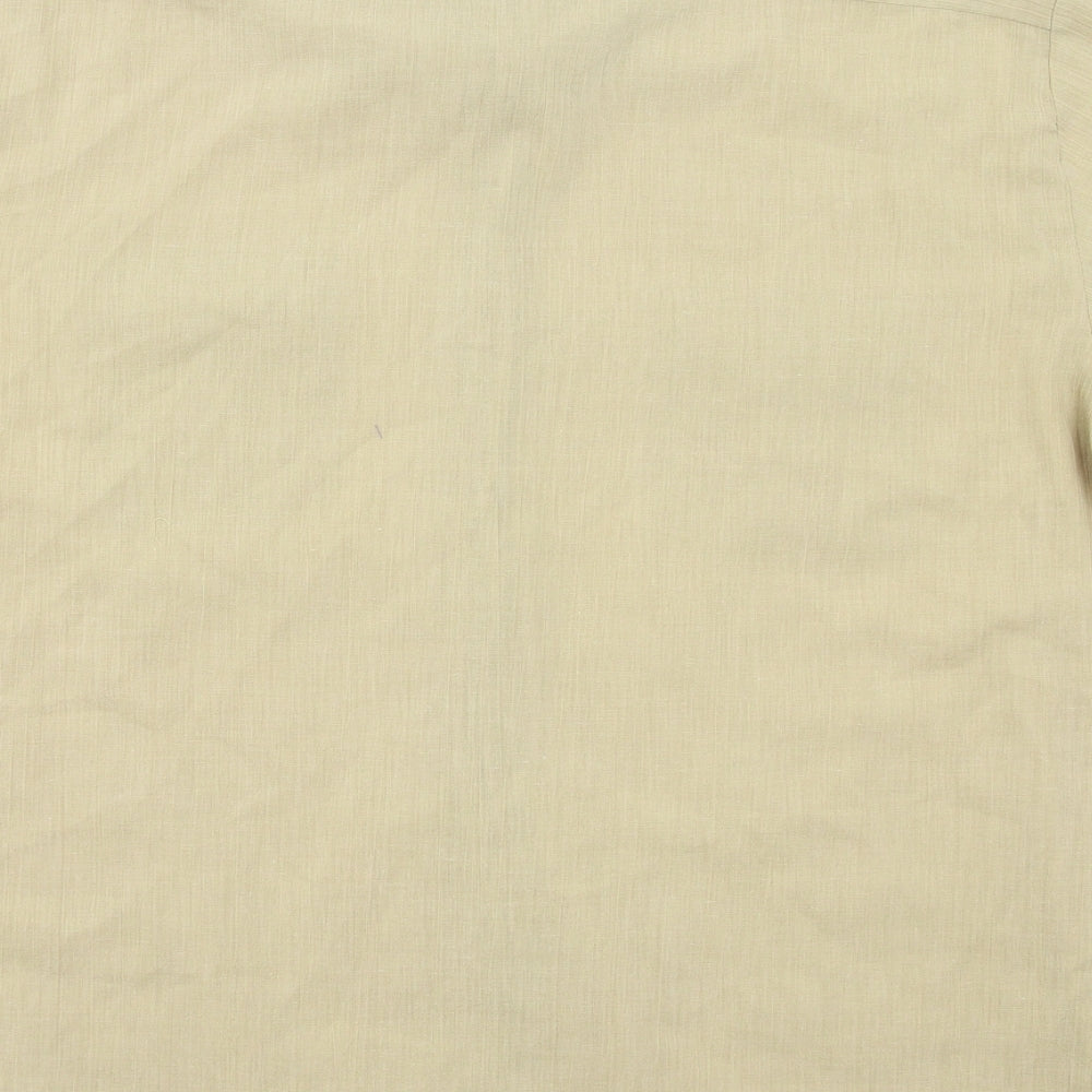 Nemus Mens Beige Button-Up Size L