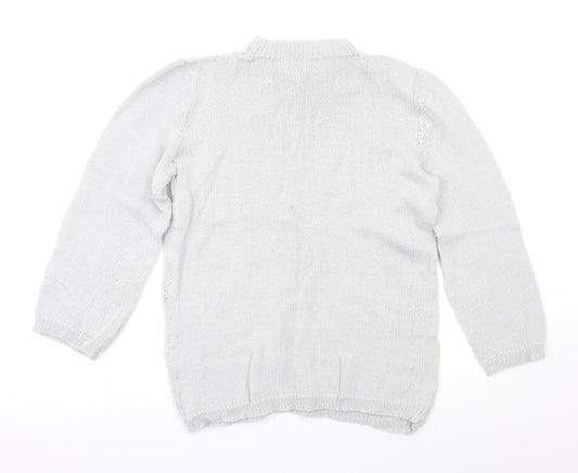 Preworn Womens Grey Pullover Jumper Size M