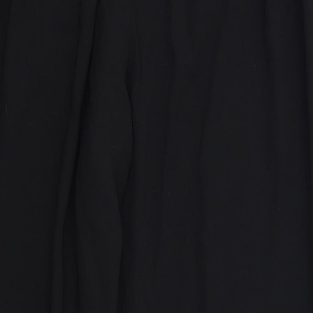 Brand and care label for Atmosphere women’s black dress pants trousers, size UK 14, 26-inch leg