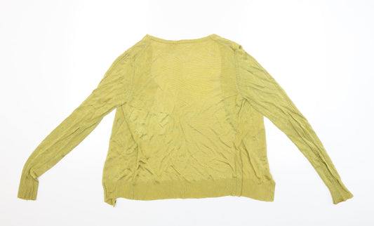 Planet Womens Gold Basic Blouse Size S