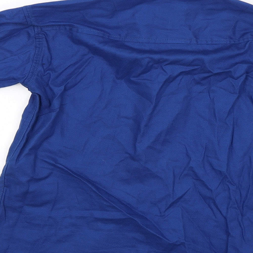 Being Human Mens Blue Button-Up Size 34