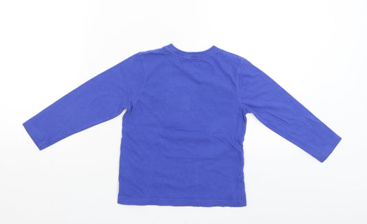 Jumping Beans Boys Blue Basic T-Shirt Size 4 Years