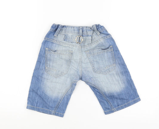 Denim Collection Girls Blue Biker Shorts Size 5 Years