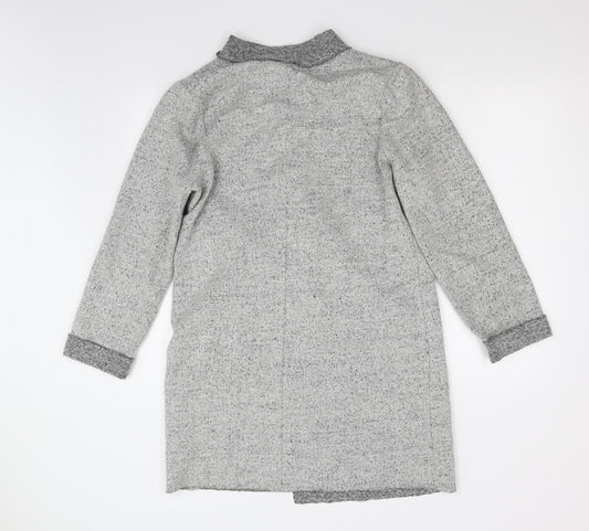 Paraphrase Womens Grey Overcoat Coat Size M