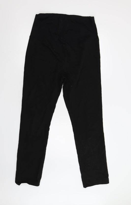 JoJo Maman Bébé Womens Black Trousers Size 10 L29 in