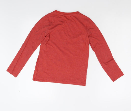 NEXT Womens Red Basic T-Shirt Size 8 - Santa's Little Helper