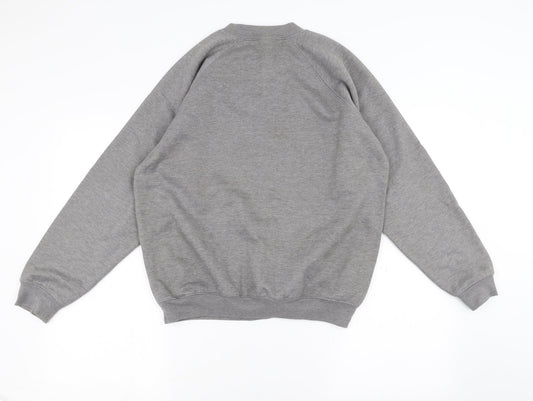 Truetex Mens Grey Pullover Jumper Size M