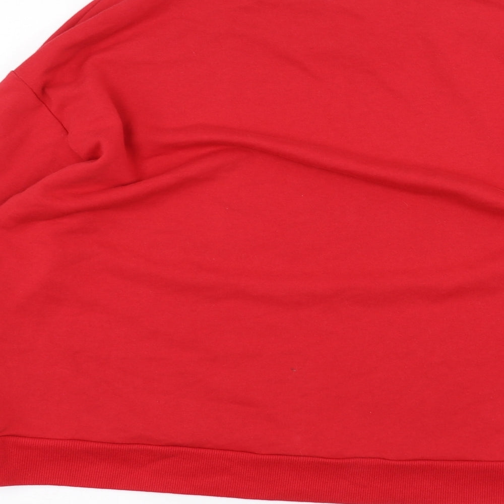 H&M Womens Red Pullover Jumper Size L
