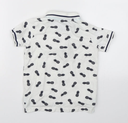 Nutmeg Boys White Basic Polo Size 4-5 Years